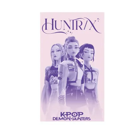 KPop Demon Hunters Huntrix brisača iz mikrovlaken fotografija izdelka