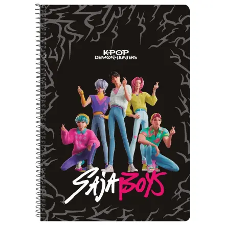 Kpop Demon Hunters Saja Boys zvezek A5 fotografija izdelka