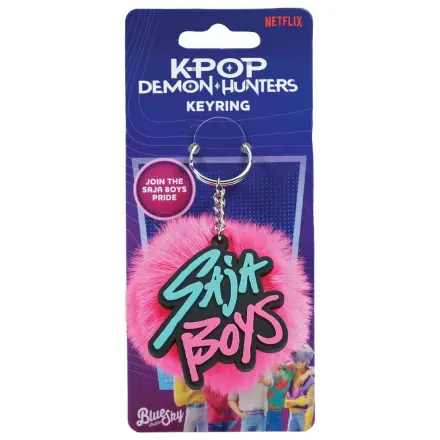 KPop Demon Hunters Pom Pom obesek za ključe Saja Boys fotografija izdelka