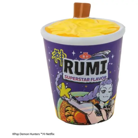 KPop Demon Hunters mehka figura proti stresu Rumi Superstar Flavor Noodles fotografija izdelka