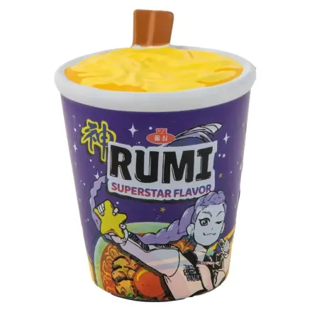 KPop Demon Hunters mehka figura proti stresu Rumi Superstar Flavor Noodles fotografija izdelka