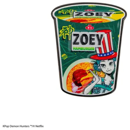 KPop Demon Hunters Pin Zoey Hamburger Rezanci fotografija izdelka