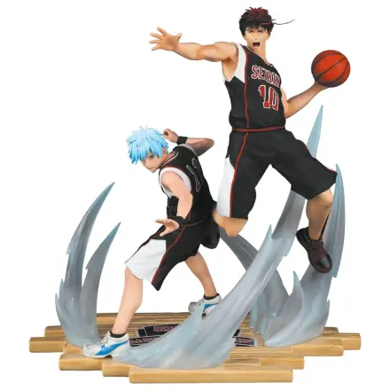 Kuroko's Basket Smola Kip 1/6 Tetsuya Kuroko & Taiga Kagami Black Jersey Edition 41 cm fotografija izdelka