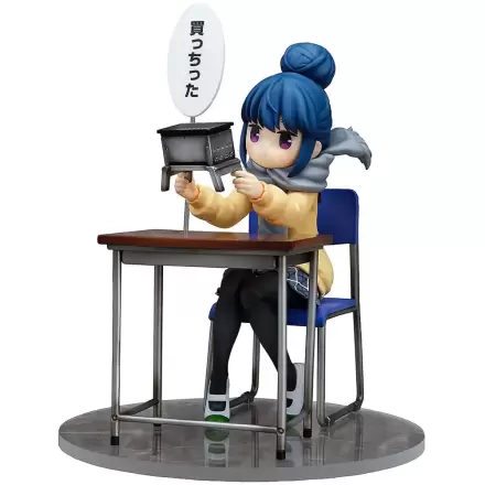 Laid-Back Camp PVC Kip 1/7 Rin Shima: Look What I Bought Ver. 14 cm fotografija izdelka