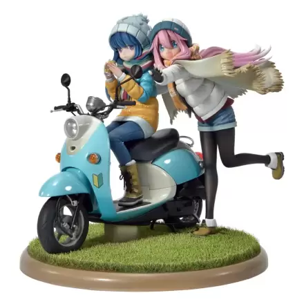 Laid-Back Camp Prisma Wing PVC Kip 1/7 Nadeshiko Kagamihara & Rin Shima 24 cm termékfotója