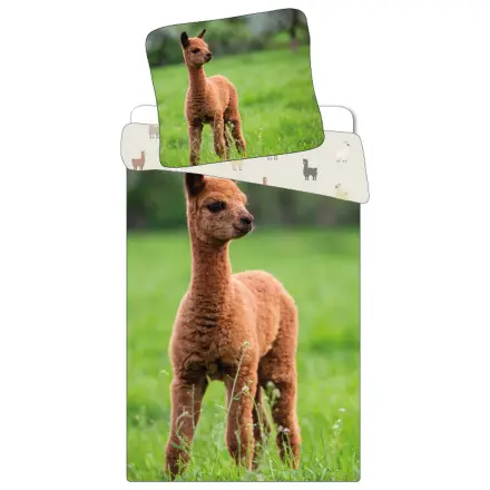 Llama Field otroška, predšolska prevleka za odejo fotografija izdelka