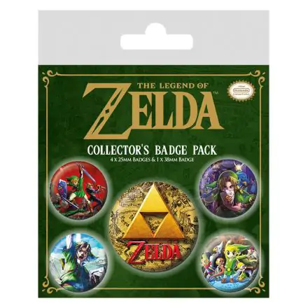 Legend of Zelda priponke z žebljičkom, 5-Pack Classics termékfotója