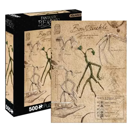 Fantastic Beasts - Bowtruckle sestavljanka (500 kosov) fotografija izdelka