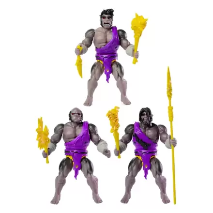 Legends of Dragonore Wave 2: Dragon Hunt set 3 akcijskih figur Brukteror Cave Men 14 cm fotografija izdelka