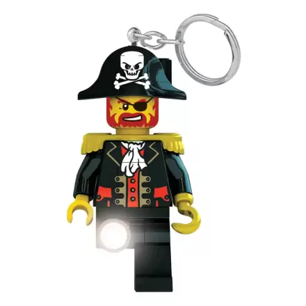 LEGO Iconic svetleča obesek za ključe Captain Brickbeard 8 cm fotografija izdelka