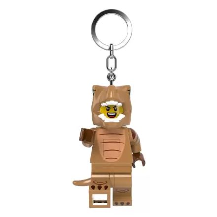 LEGO Minifigure svetleč obesek za ključe kostum T-Rex 8 cm fotografija izdelka