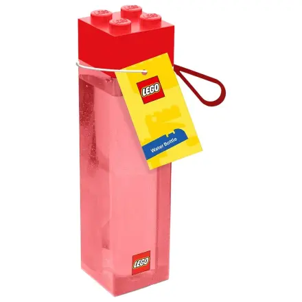 Lego plastična steklenica za vodo Red Brick fotografija izdelka
