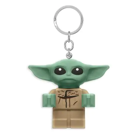 LEGO Star Wars The Mandalorian svetleč obesek za ključe Baby Yoda 6 cm fotografija izdelka