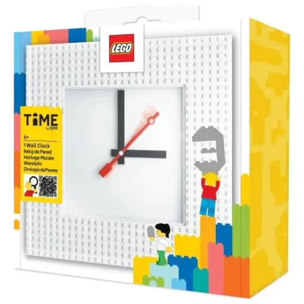 Lego stenska ura Time by IQHK bela fotografija izdelka