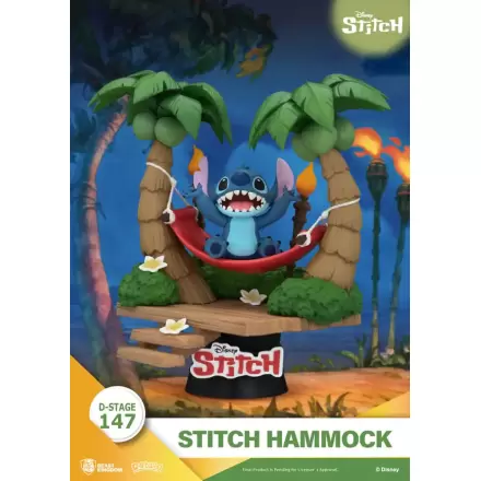 Lilo & Stitch D-Stage PVC Diorama Stitch viseča mreža 13 cm fotografija izdelka