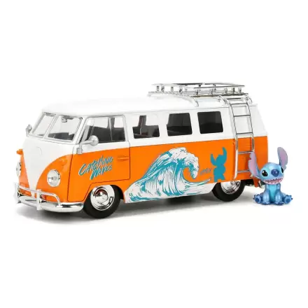 Lilo & Stitch Diecast Model 1/24 1961 VW Bus Stitch - model iz tlačno litega materiala fotografija izdelka