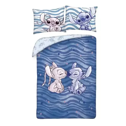 Lilo & Stitch komplet posteljnine Stitch & Angel Waves 140 x 200 cm / 70 x 90 cm fotografija izdelka