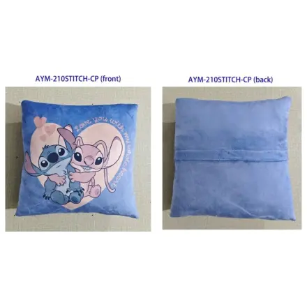 Lilo & Stitch Love you with my whole heart Blazina 35x35cm fotografija izdelka