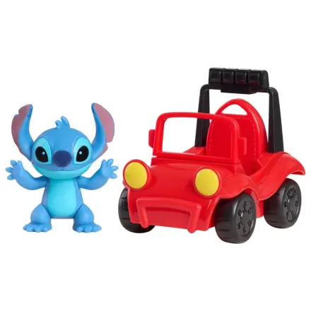 Lilo & Stitch Mini figura komplet za igranje Stitch in beach buggy 7,5 cm fotografija izdelka