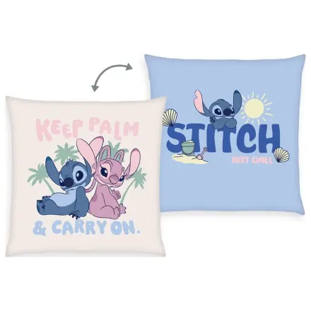 Lilo & Stitch mehka velboa blazina Stitch & Angel Keep Palm & Carry On 40 x 40 cm fotografija izdelka