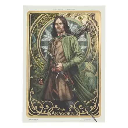 Lord of the Rings Umetniški Tisk Aragorn Art Card 14 x 21 cm Omejena Izdaja fotografija izdelka