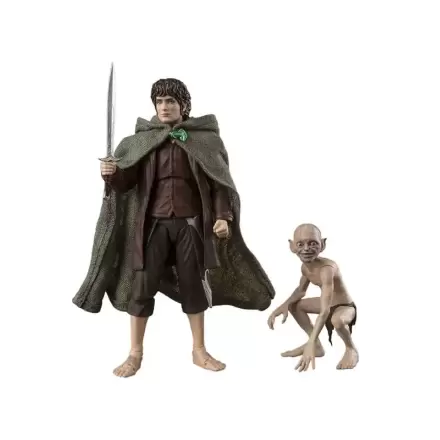 Lord of the Rings S.H. Figuarts akcijske figure Frodo Baggins & Gollum termékfotója