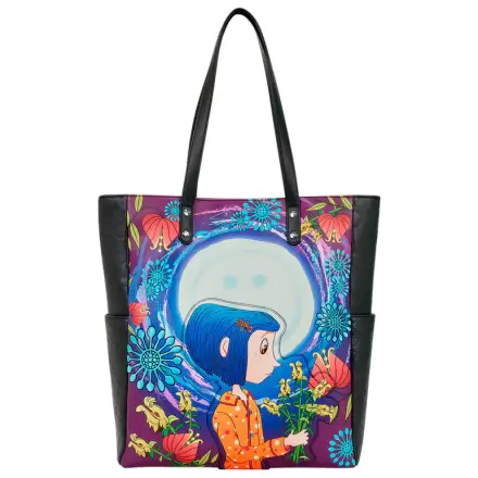 Loungefly Coraline Worlds Laika nakupovalna torba fotografija izdelka