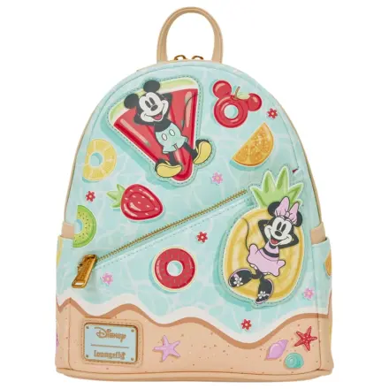Loungefly Disney Mickey & Minnie Beach Fun nahrbtnik 26 cm fotografija izdelka