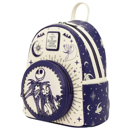 Loungefly Disney Nightmare Before Christmas Jack Skellington & Sally Night Sky nahrbtnik 26 cm fotografija izdelka