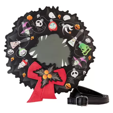 Loungefly Disney Nightmare Before Christmas Wreath String Lights Glow crossbody torba termékfotója