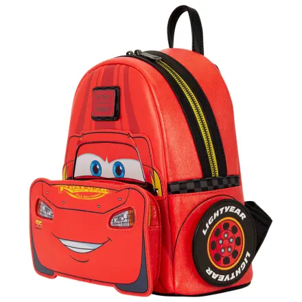 Loungefly Disney Pixar Cars 20th Anniversary Lightning McQueen Metallic Light-Up nahrbtnik 26cm fotografija izdelka