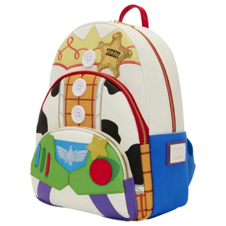 Loungefly Disney Pixar Toy Story 5 Jessie, Woody & Buzz Lightyear nahrbtnik 31cm fotografija izdelka