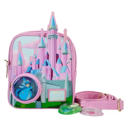Loungefly Disney Sleeping Beauty Castle Three Good Fairies Stained Glass torba fotografija izdelka