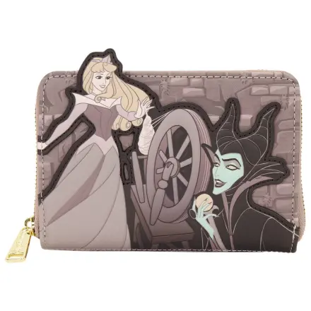 Loungefly Disney Sleeping Beauty & Maleficient Spinning Wheel denarnica fotografija izdelka