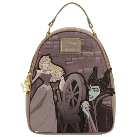 Loungefly Disney Sleeping Beauty & Maleficient Spinning Wheel nahrbtnik 26 cm fotografija izdelka