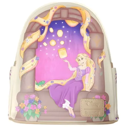 Loungefly Disney Tangled Rapunzel With Lanterns Scene nahrbtnik 26 cm fotografija izdelka