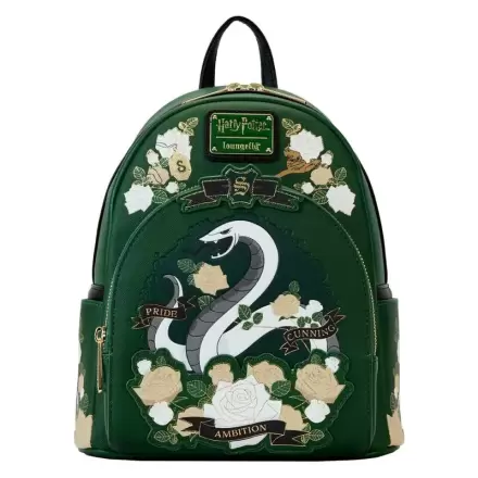 Loungefly Harry Potter Slytherin House Floral nahrbtnik 26 cm fotografija izdelka