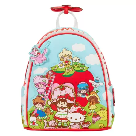 Loungefly Hello Kitty & Friends x Strawberry Shortcake dišeči nahrbtnik 26 cm fotografija izdelka
