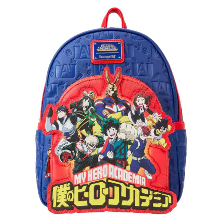 Loungefly My Hero Academia Group reliefni logotip nahrbtnik 26 cm termékfotója