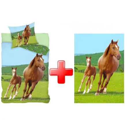 Prevleka za odejo in flis odeja za jahanje fotografija izdelka