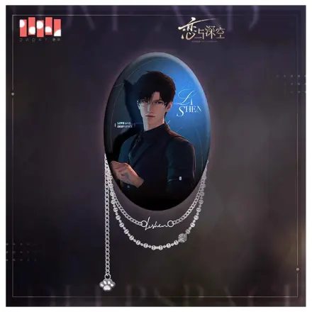 Love and Deepspace Pin značka Zayne 9 cm fotografija izdelka