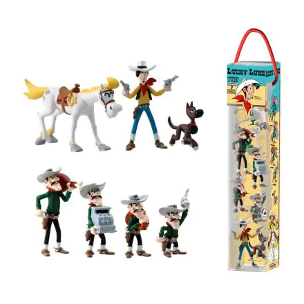 Lucky Luke Mini Figure 7-Pack Figurice 4 - 10 cm termékfotója