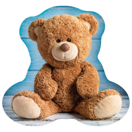Teddy Blue oblikovana blazina, okrasna blazina fotografija izdelka