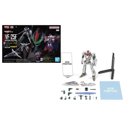 Macross HG 1/100 VF-25F Messiah Valkyrie Deluxe Set Komplet modelov fotografija izdelka