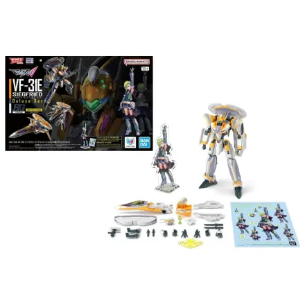 MACROSS HG 1/100 VF-31E Siegfried Deluxe komplet Model Kit fotografija izdelka