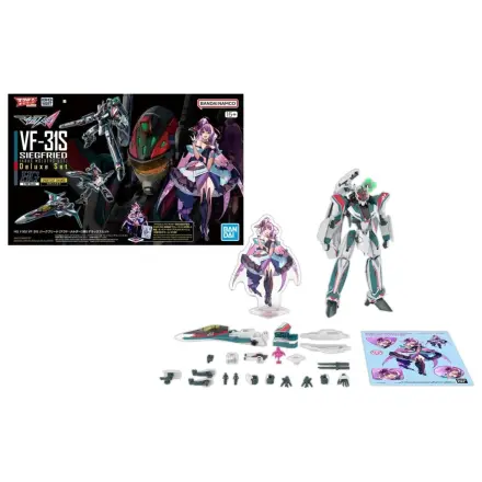 Macross HG 1/100 VF-31S Siegfried Deluxe Set Komplet modela fotografija izdelka