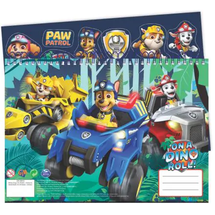 Paw Patrol A/4 Spiralni skicirni blok 40 listov z nalepkami fotografija izdelka