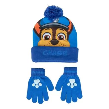Paw Patrol Chase komplet kapa in rokavice fotografija izdelka