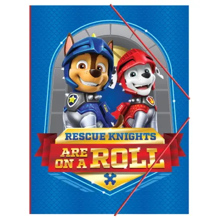 Paw Patrol Knights A/4 elastična mapa fotografija izdelka