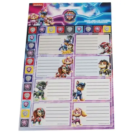Paw Patrol Power Up Exercise Book Label with Sticker 16 kosov fotografija izdelka